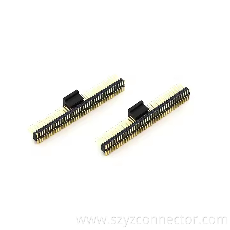0.8mm Pitch Pin Header SMT H1.38 Dual Row 21P-250P (2)